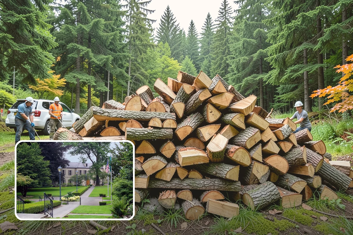 Rick of Firewood in Woodinville, King County, WA - A generous row of wood without a full-cord commitment