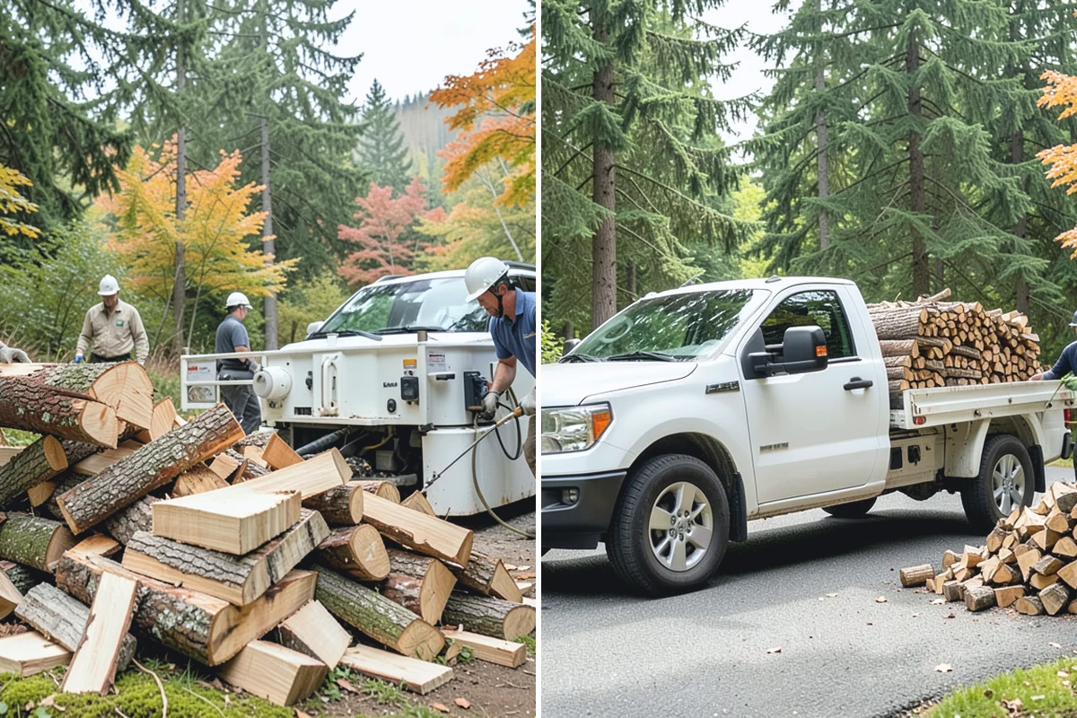 Rick of Firewood in Woodinville, King County, WA - Place your rick order and choose a drop-off time