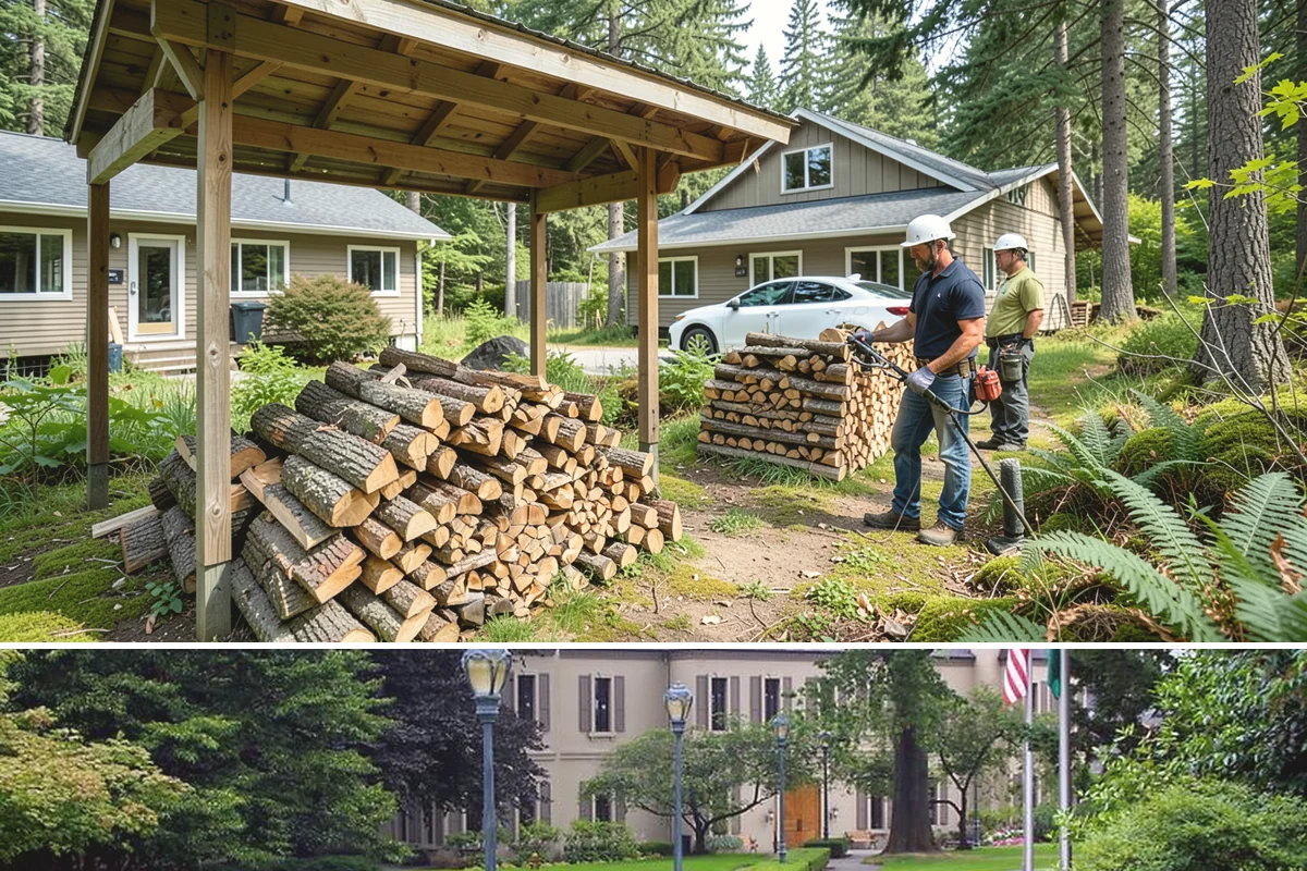 Rick of Firewood in Woodinville, King County, WA - A rick is a smart mid-fall purchase to build your supply ahead of peak winter demand.