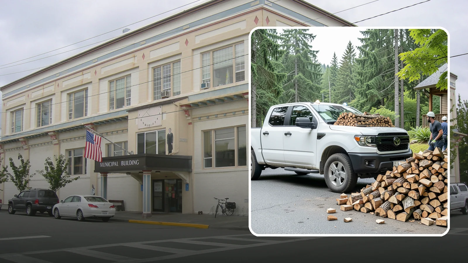 Rural Delivery in Anacortes, Skagit County, WA - Firewood hauled out to rural properties and addresses beyond standard delivery zones.