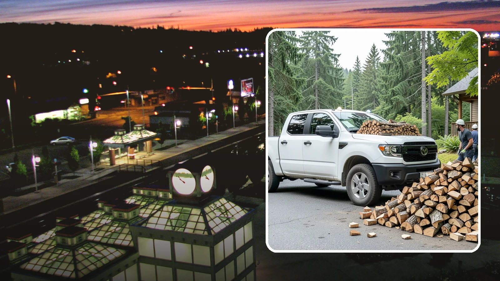 Rural Delivery in Auburn, King County, WA - Firewood hauled out to rural properties and addresses beyond standard delivery zones.