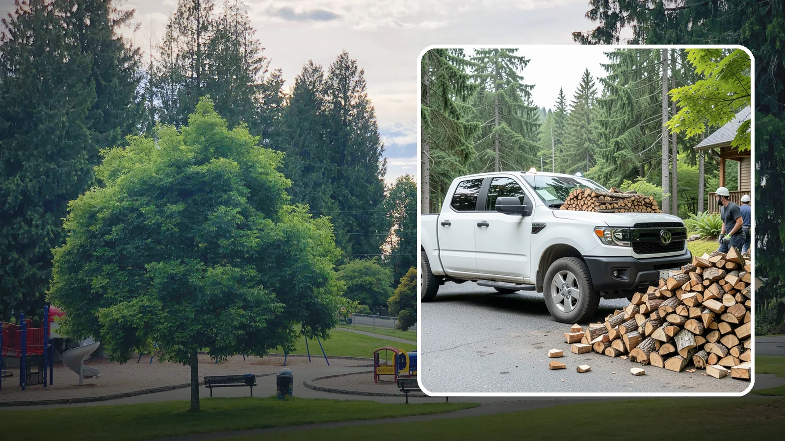 Rural Delivery in Bonney Lake, Pierce County, WA - Firewood hauled out to rural properties and addresses beyond standard delivery zones.