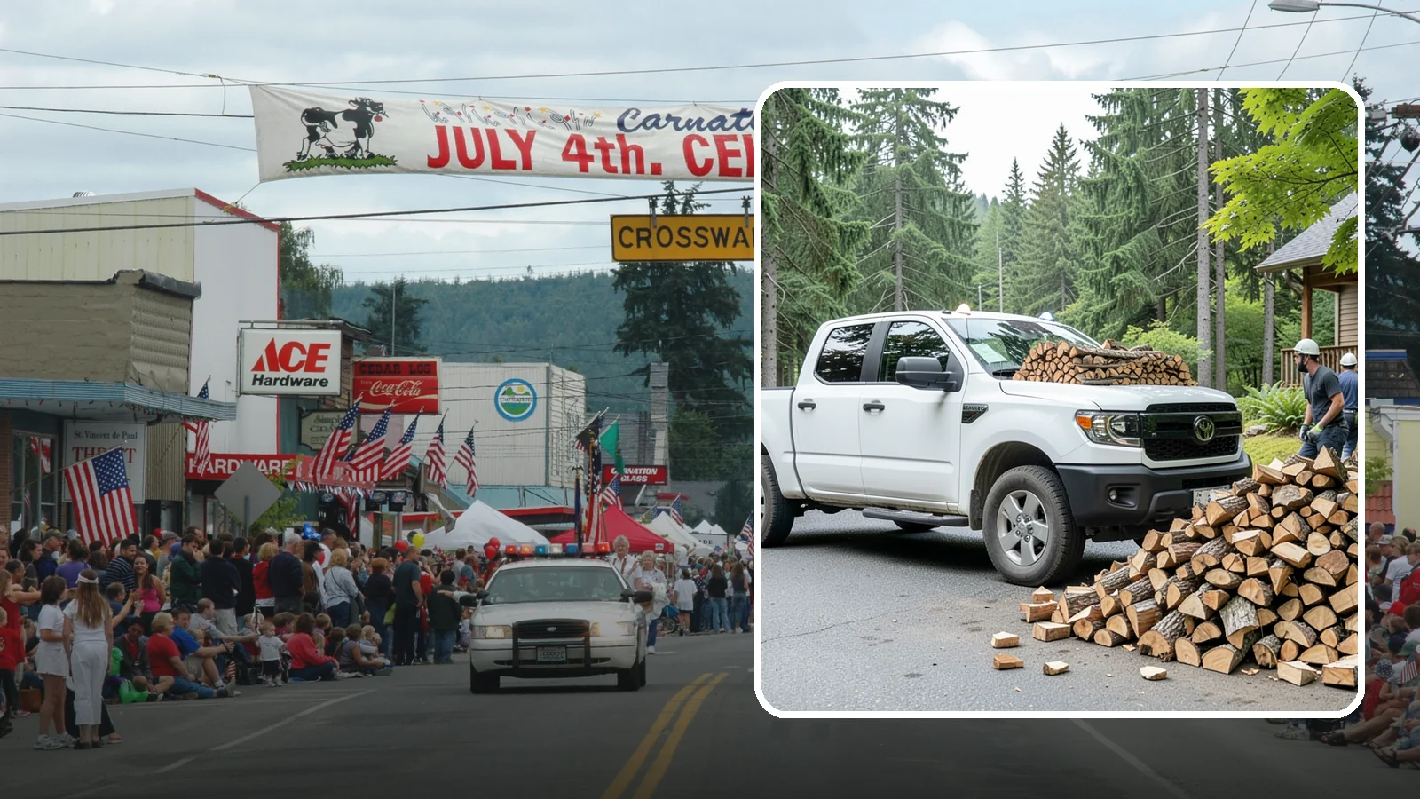 Rural Delivery in Carnation, King County, WA - Firewood hauled out to rural properties and addresses beyond standard delivery zones.