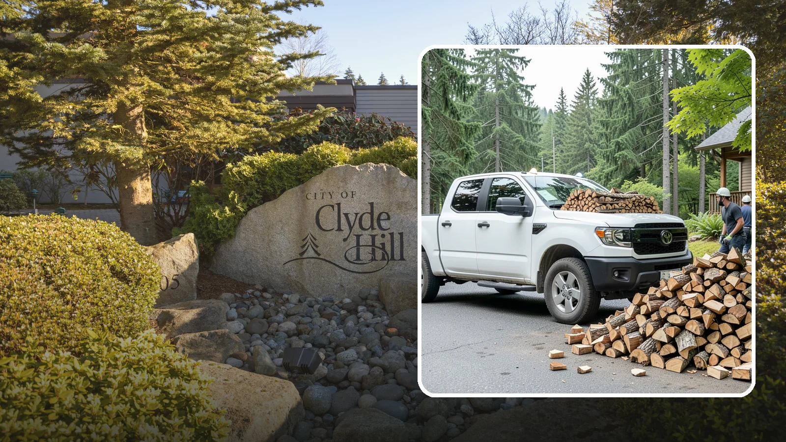 Rural Delivery in Clyde Hill, King County, WA - Firewood hauled out to rural properties and addresses beyond standard delivery zones.