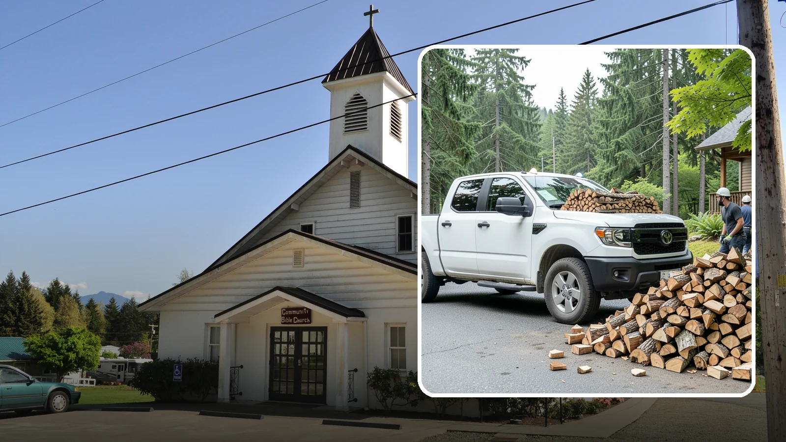 Rural Delivery in Concrete, Skagit County, WA - Firewood hauled out to rural properties and addresses beyond standard delivery zones.