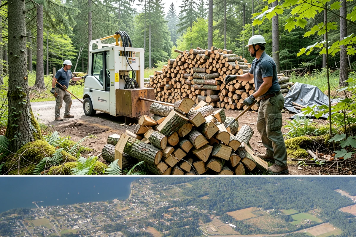 Rural Delivery in Coupeville, Island County, WA - Best arranged before winter, when rural roads grow harder to travel.