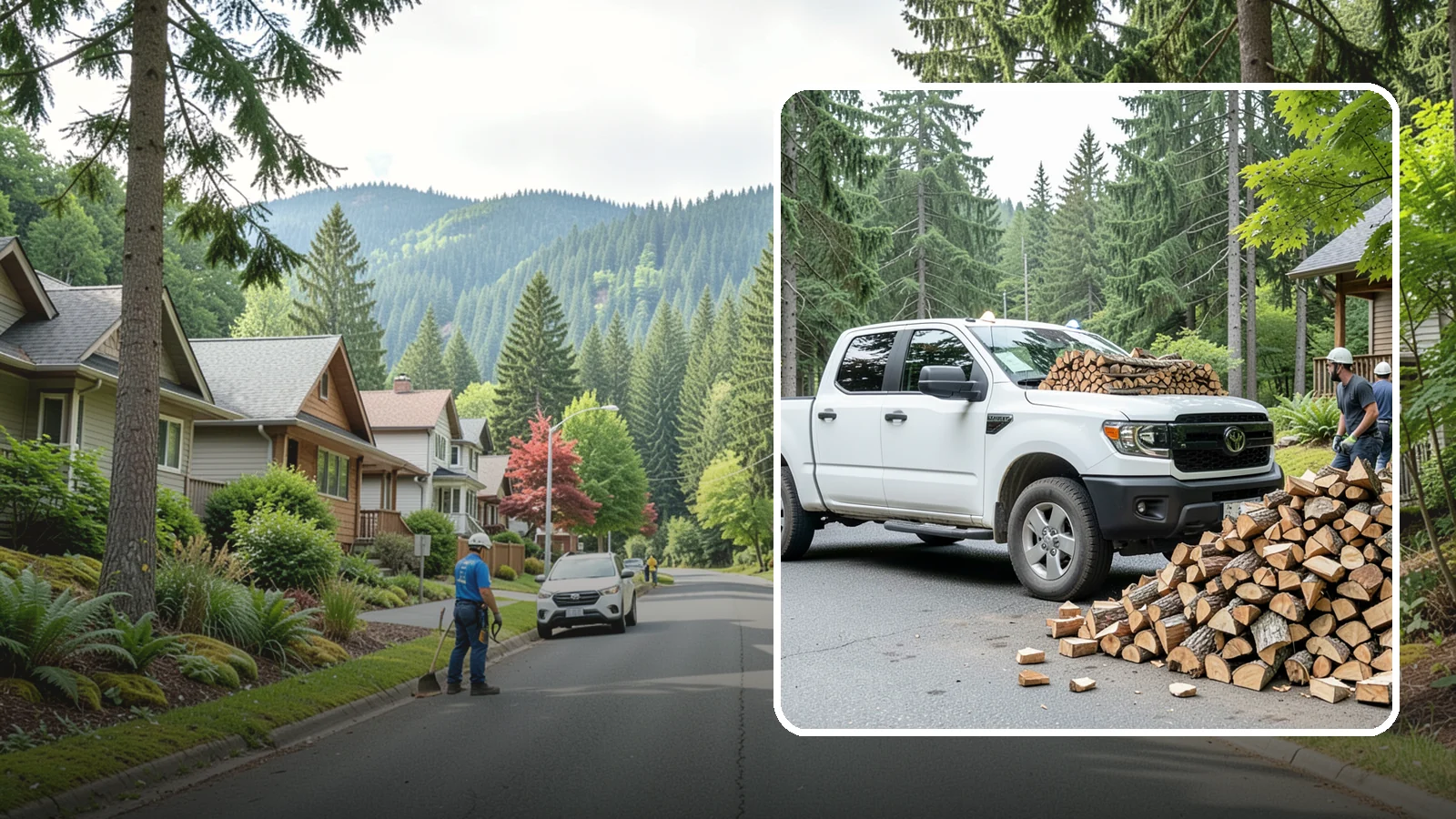 Rural Delivery in Darrington, WA - Firewood hauled out to rural properties and addresses beyond standard delivery zones.