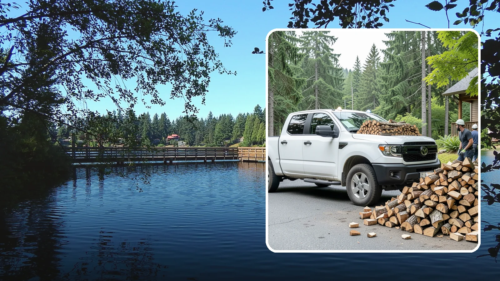 Rural Delivery in Federal Way, King County, WA - Firewood hauled out to rural properties and addresses beyond standard delivery zones.