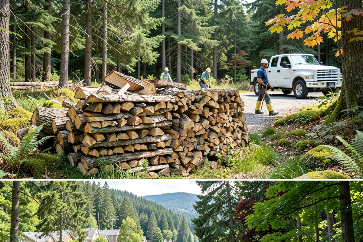 Rural Delivery in Lake Forest Park, King County, WA - Best arranged before winter, when rural roads grow harder to travel.