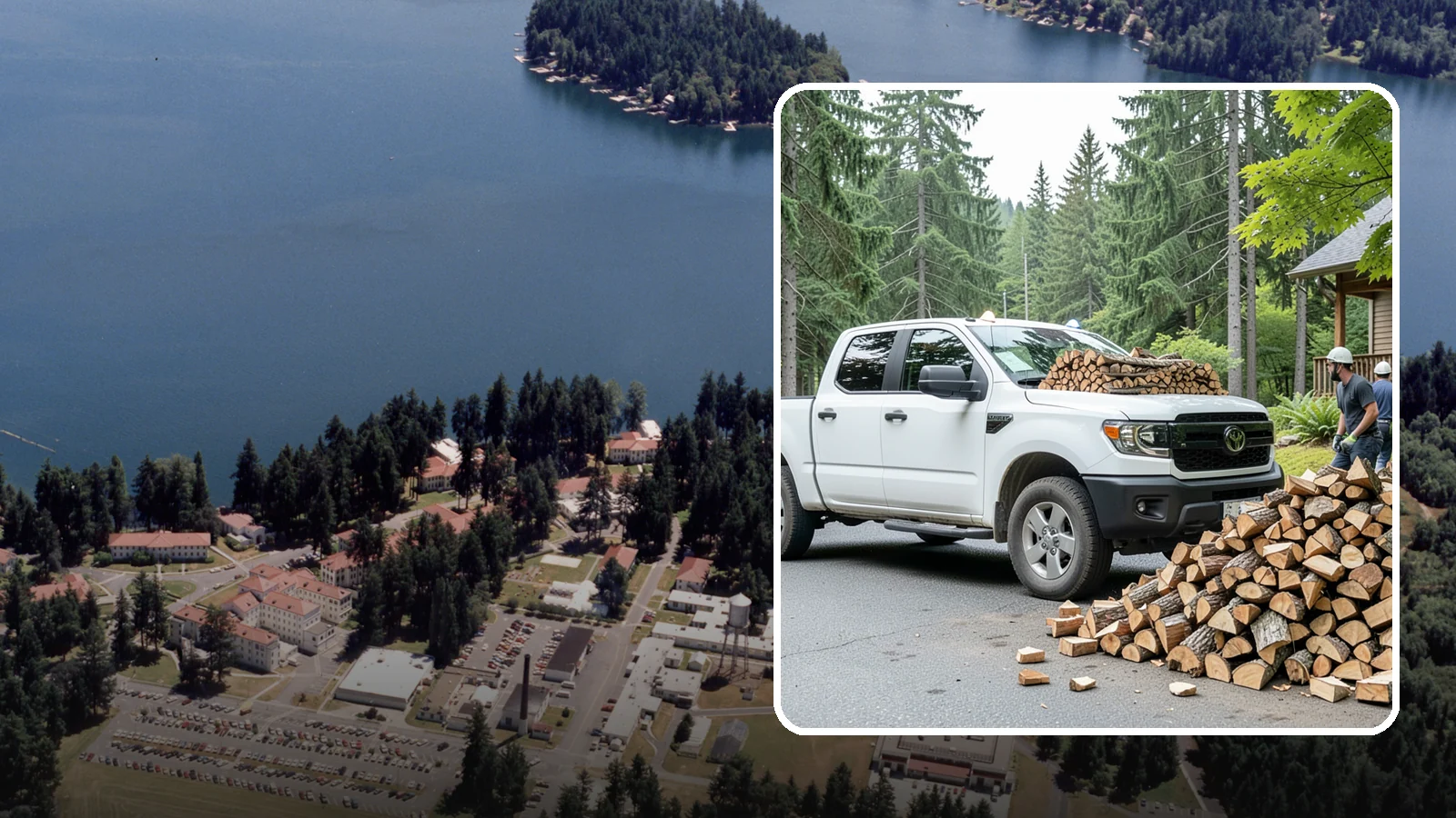 Rural Delivery in Lakewood, Pierce County, WA - Firewood hauled out to rural properties and addresses beyond standard delivery zones.
