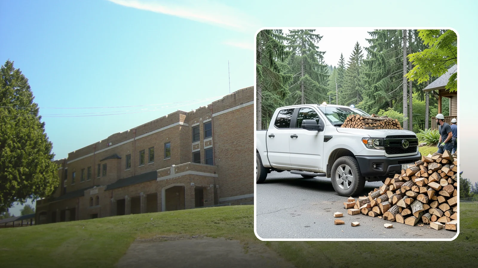 Rural Delivery in Maple Valley, King County, WA - Firewood hauled out to rural properties and addresses beyond standard delivery zones.