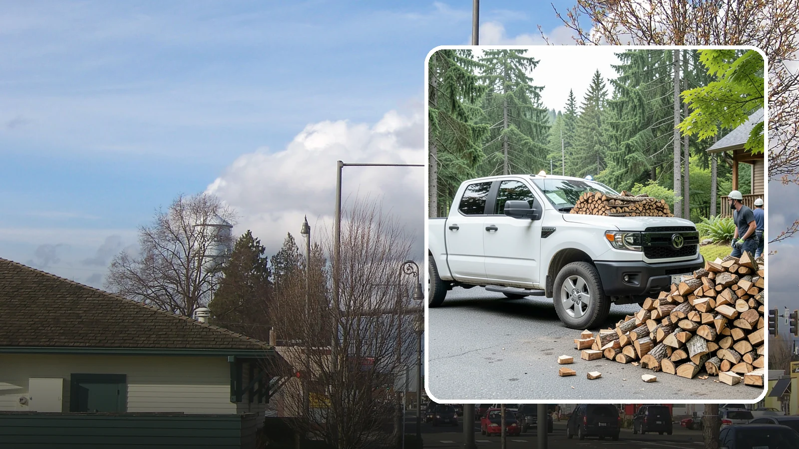 Rural Delivery in Marysville, Snohomish County, WA - Firewood hauled out to rural properties and addresses beyond standard delivery zones.