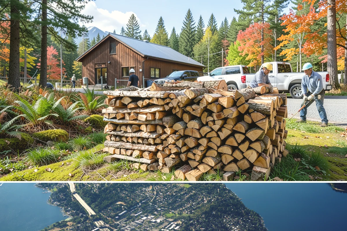 Rural Delivery in Mercer Island, King County, WA - Best arranged before winter, when rural roads grow harder to travel.