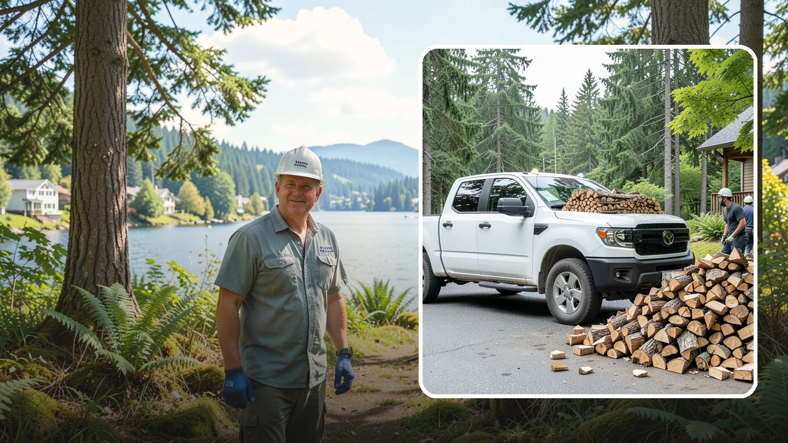 Rural Delivery in Milton, King County, WA - Firewood hauled out to rural properties and addresses beyond standard delivery zones.