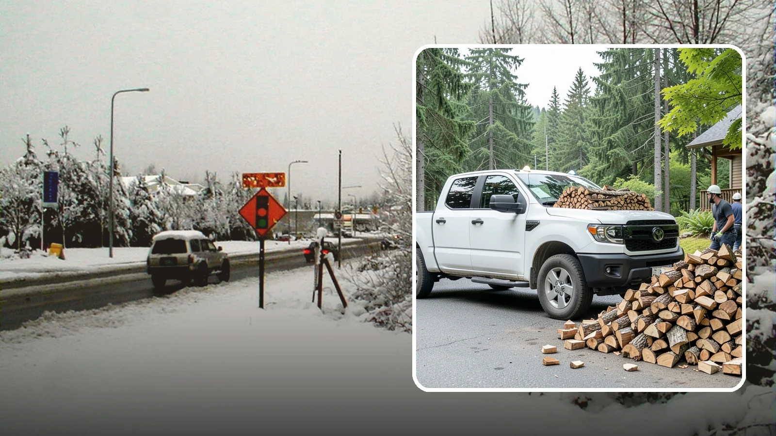Rural Delivery in Newcastle, King County, WA - Firewood hauled out to rural properties and addresses beyond standard delivery zones.