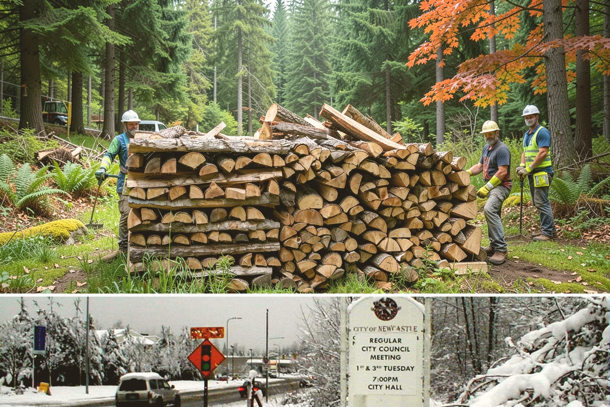 Rural Delivery in Newcastle, King County, WA - Best arranged before winter, when rural roads grow harder to travel.