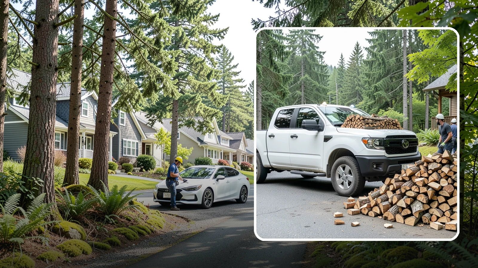 Rural Delivery in Normandy Park, King County, WA - Firewood hauled out to rural properties and addresses beyond standard delivery zones.