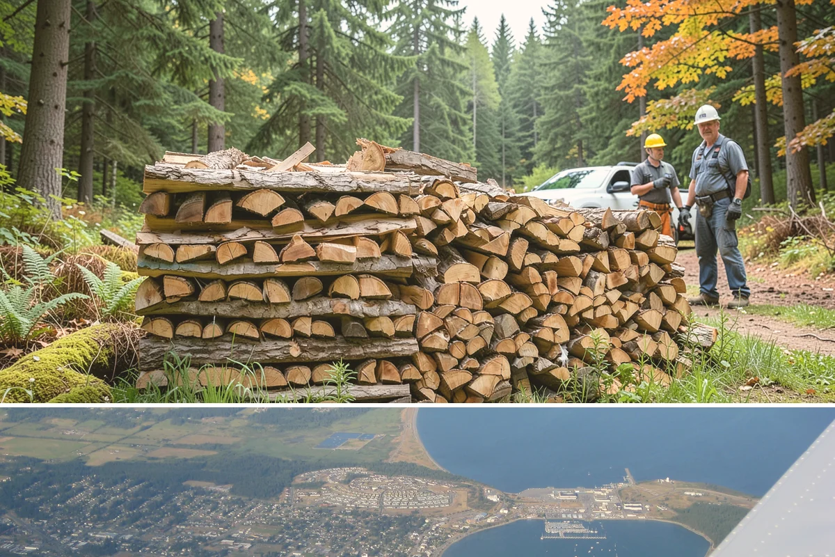 Rural Delivery in Oak Harbor, Island County, WA - Best arranged before winter, when rural roads grow harder to travel.