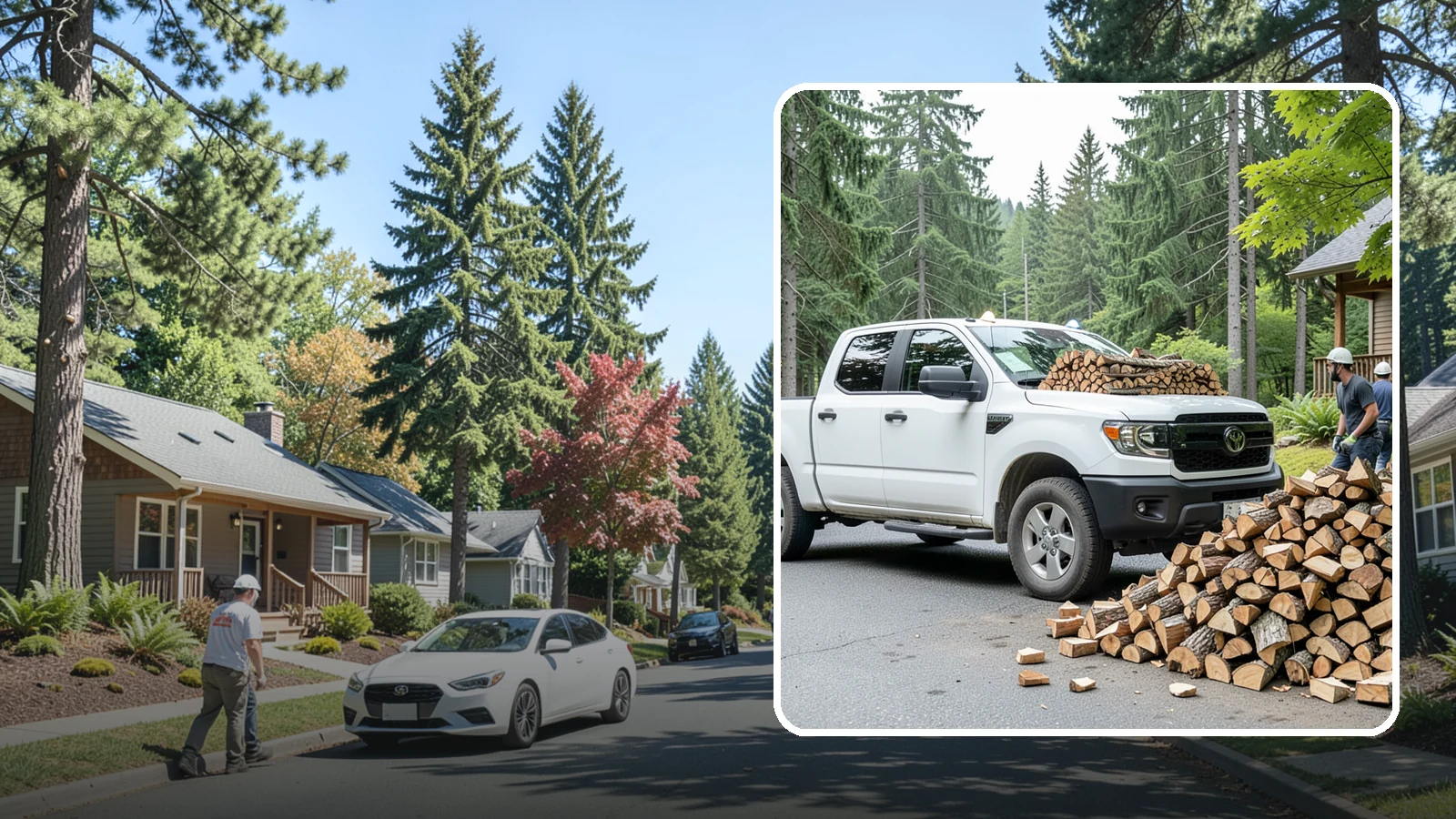 Rural Delivery in Orting, Pierce County, WA - Firewood hauled out to rural properties and addresses beyond standard delivery zones.