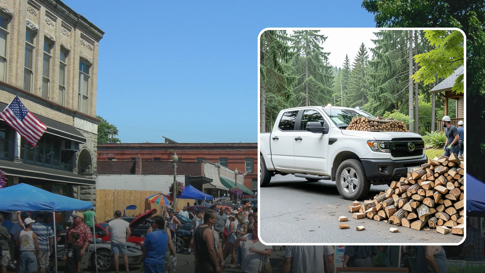 Rural Delivery in Snohomish, Snohomish County, WA - Firewood hauled out to rural properties and addresses beyond standard delivery zones.