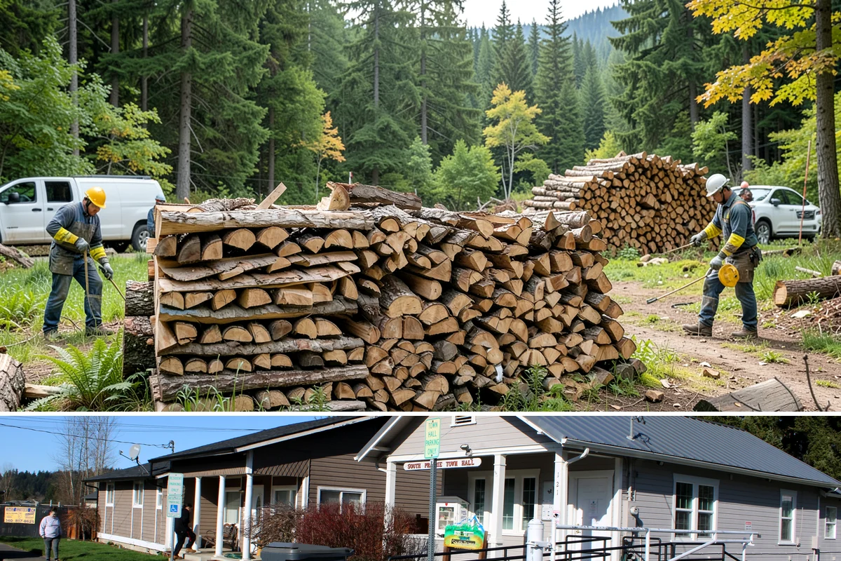 Rural Delivery in South Prairie, Pierce County, WA - Best arranged before winter, when rural roads grow harder to travel.