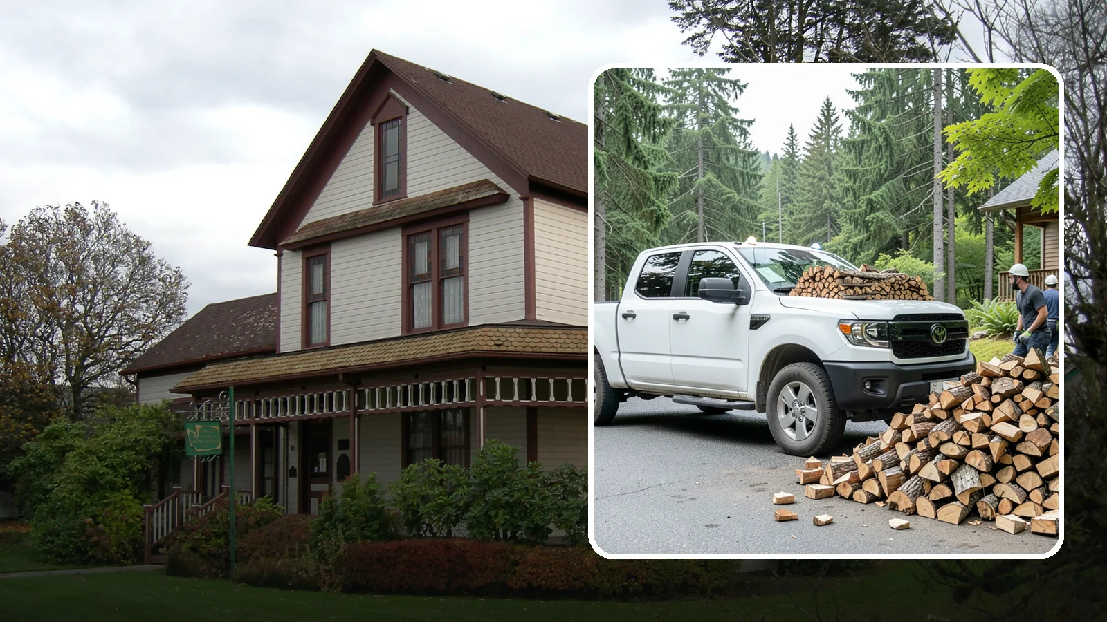 Rural Delivery in Sumner, Pierce County, WA - Firewood hauled out to rural properties and addresses beyond standard delivery zones.