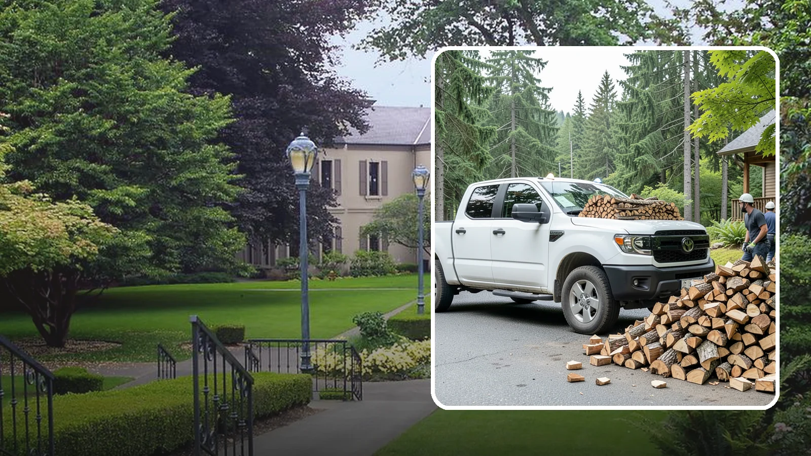 Rural Delivery in Woodinville, King County, WA - Firewood hauled out to rural properties and addresses beyond standard delivery zones.