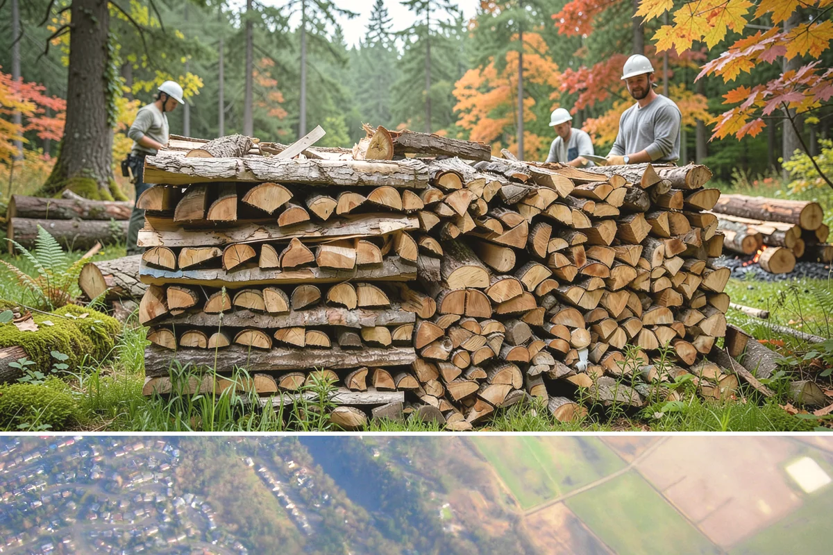 Rush Firewood Delivery in Algona, King County, WA - Rush requests happen year-round but climb through the cold months, so calling as early in the day as possible speeds the...