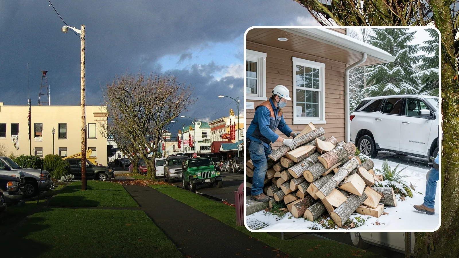 Rush Firewood Delivery in Arlington, Snohomish County, WA - When you need wood immediately, we fast-track your order and deliver it the same day whenever possible.
