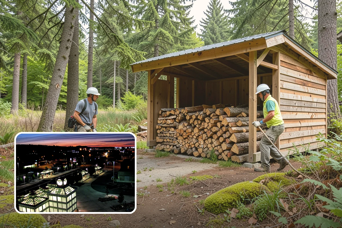 Rush Firewood Delivery in Auburn, King County, WA - Gets wood to you the same day whenever possible