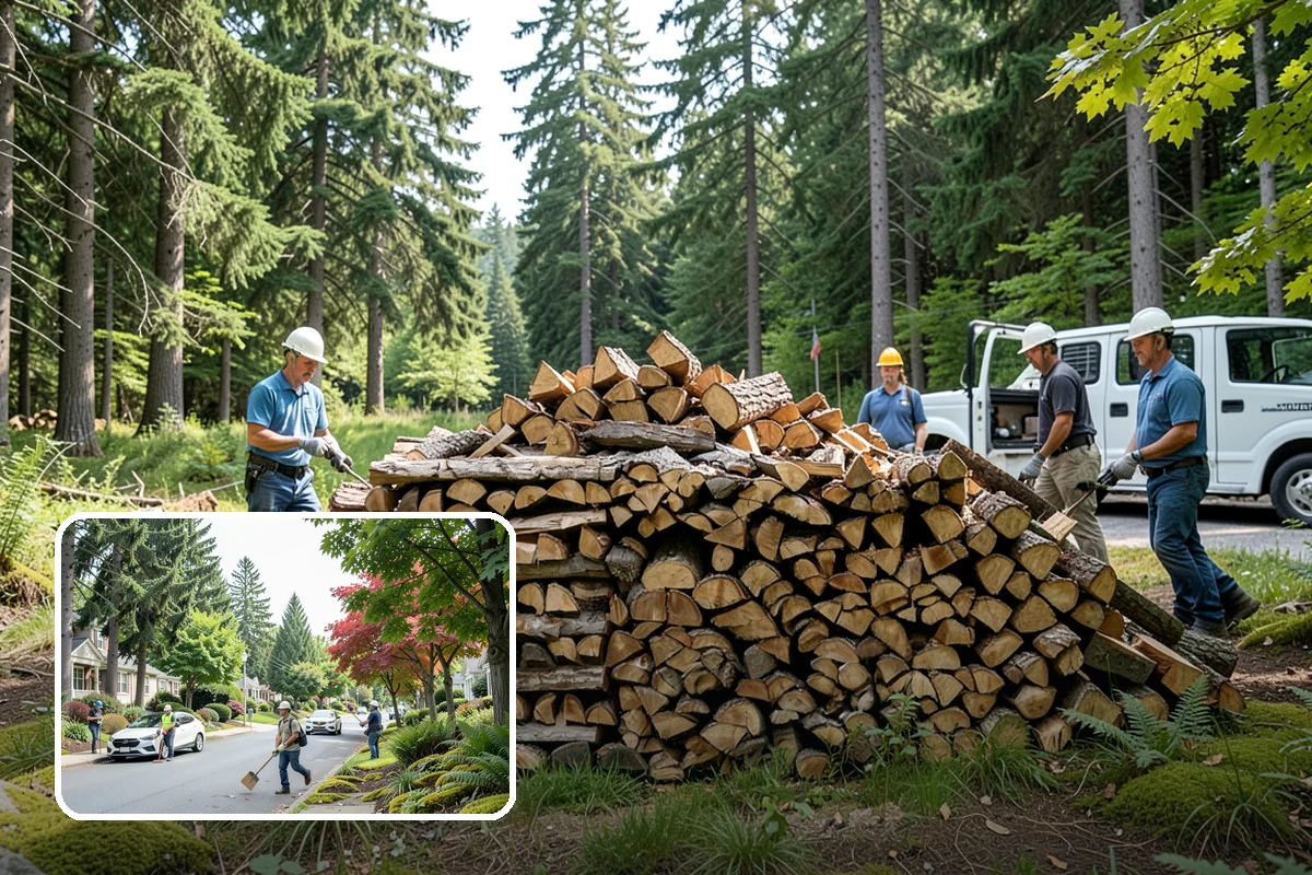 Rush Firewood Delivery in Beaux Arts Village, King County, WA - Gets wood to you the same day whenever possible