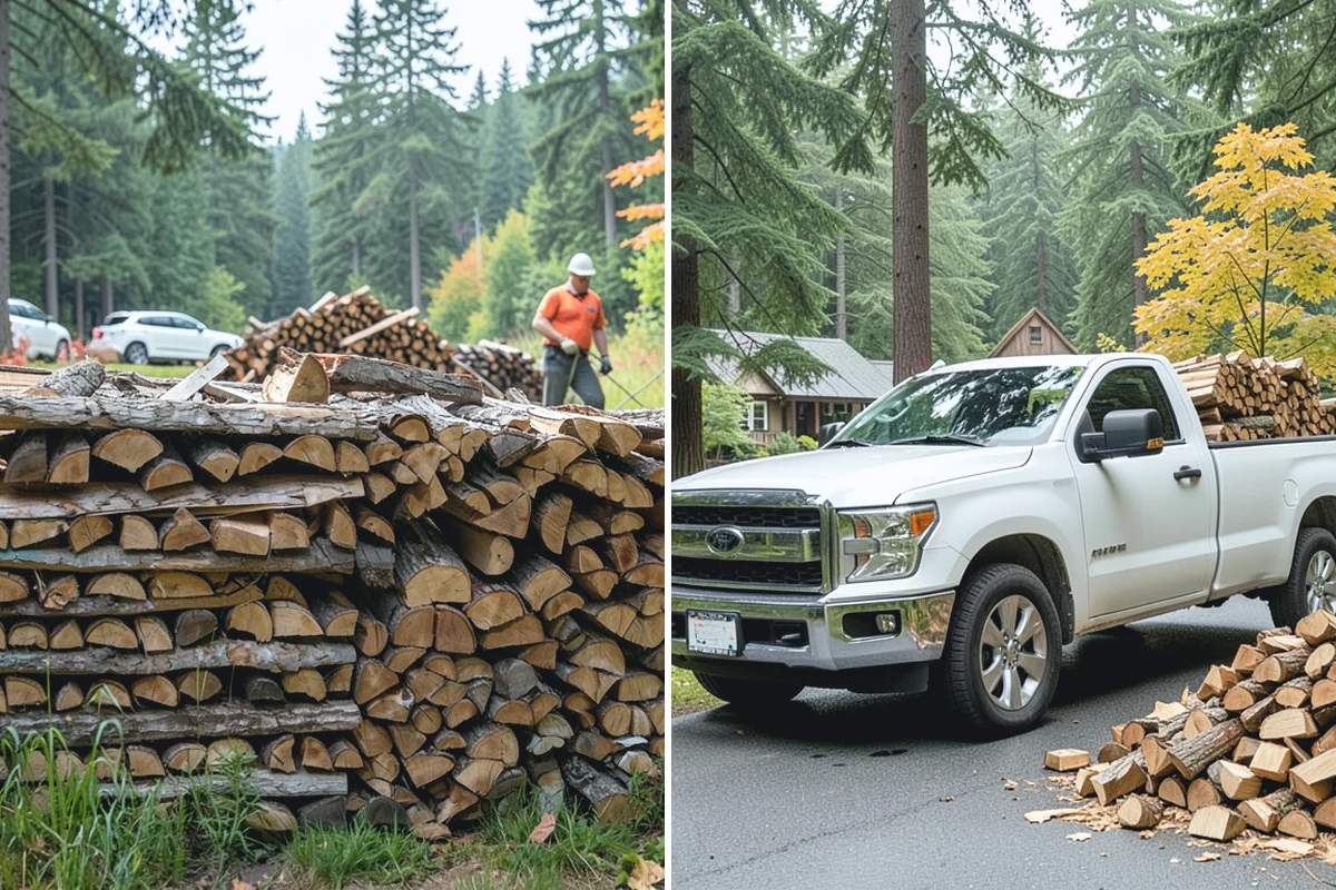 Rush Firewood Delivery in Beaux Arts Village, King County, WA - Take your rush request and confirm quantity and address