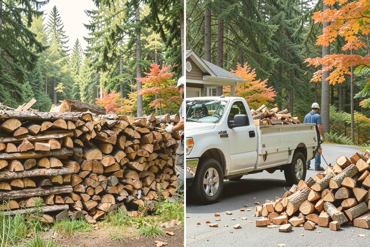 Rush Firewood Delivery in Brier, Snohomish County, WA - Take your rush request and confirm quantity and address