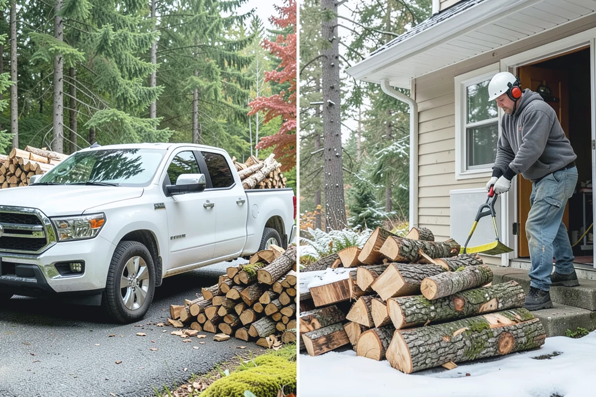 Rush Firewood Delivery in Buckley, Pierce County, WA - Take your rush request and confirm quantity and address