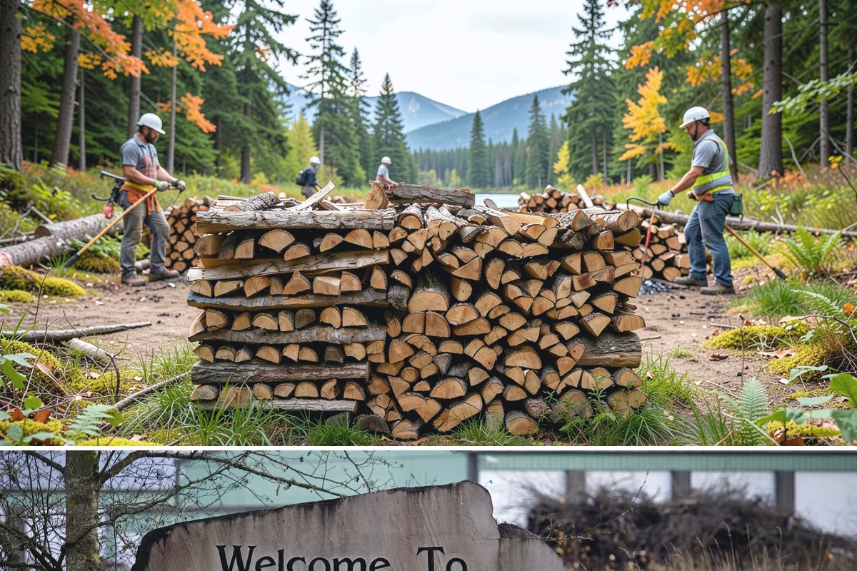 Rush Firewood Delivery in Buckley, Pierce County, WA - Rush requests happen year-round but climb through the cold months, so calling as early in the day as possible speeds the...