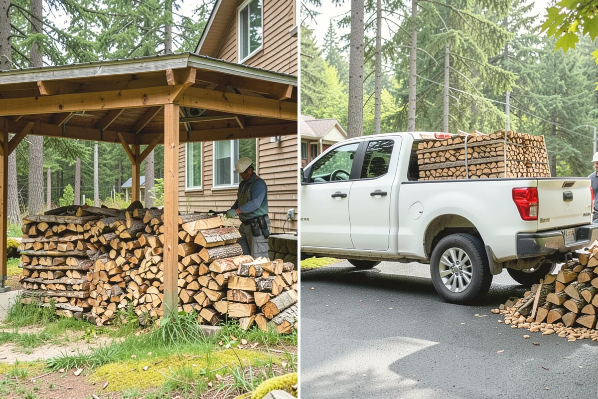 Rush Firewood Delivery in Burien, King County, WA - Take your rush request and confirm quantity and address