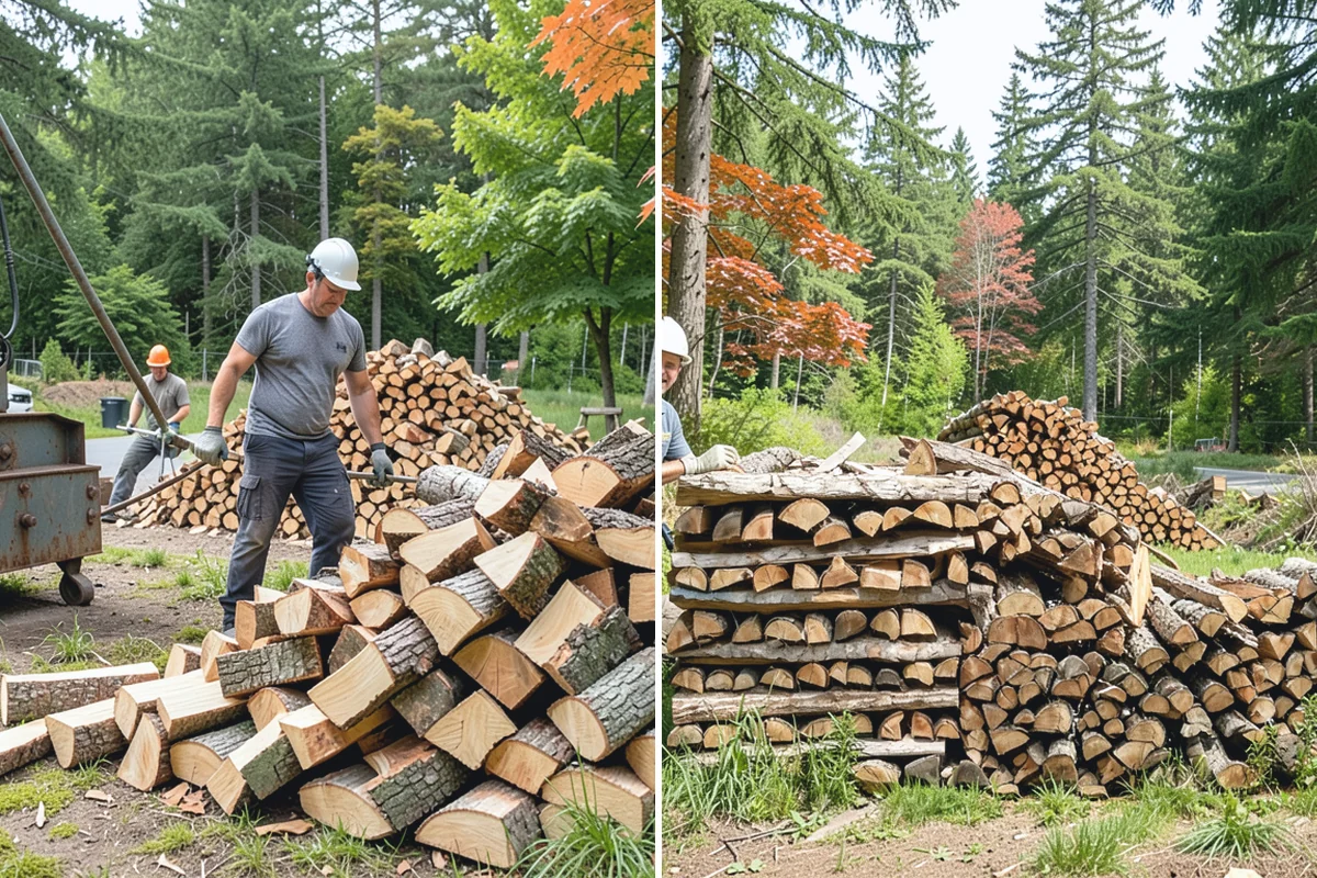 Rush Firewood Delivery in Coupeville, Island County, WA - Take your rush request and confirm quantity and address