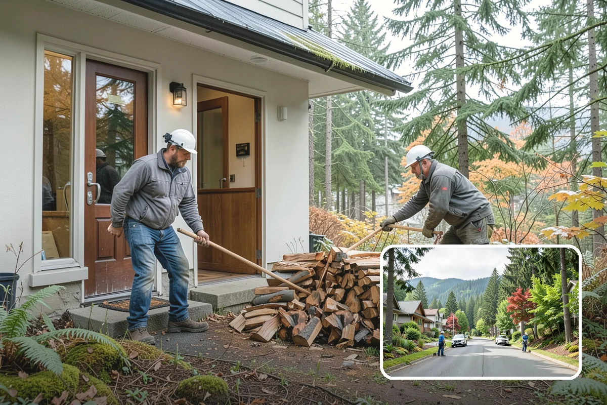 Rush Firewood Delivery in Darrington, Snohomish County, WA - Gets wood to you the same day whenever possible