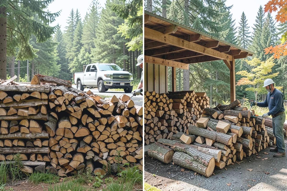 Rush Firewood Delivery in Darrington, Snohomish County, WA - Take your rush request and confirm quantity and address