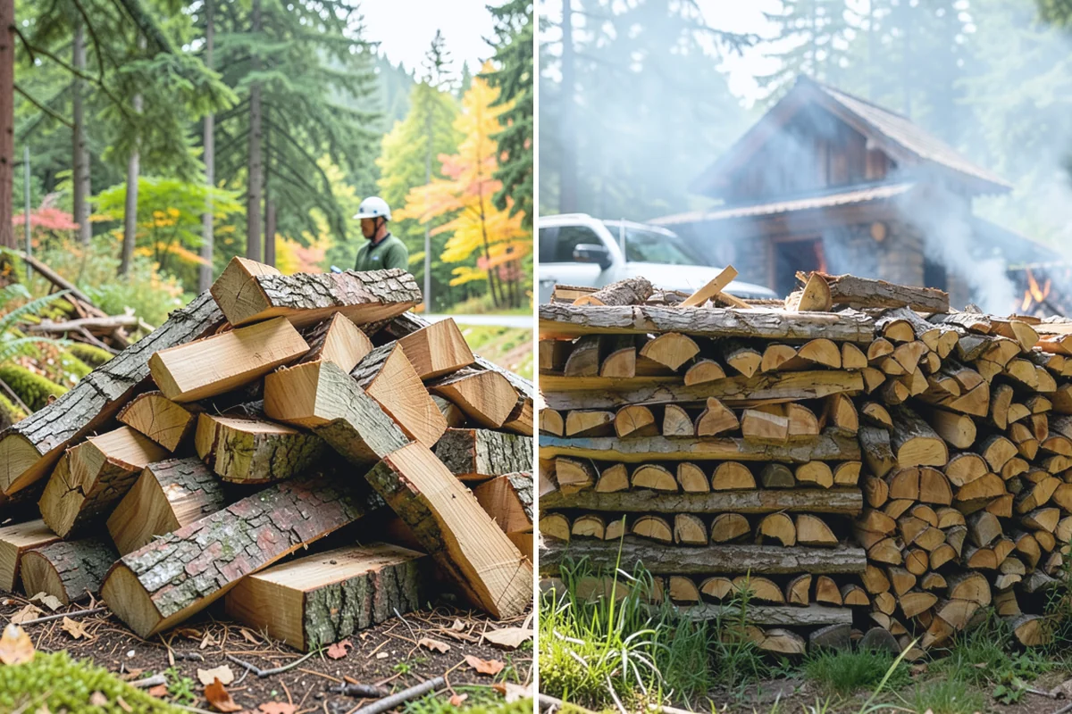 Rush Firewood Delivery in Des Moines, King County, WA - Take your rush request and confirm quantity and address