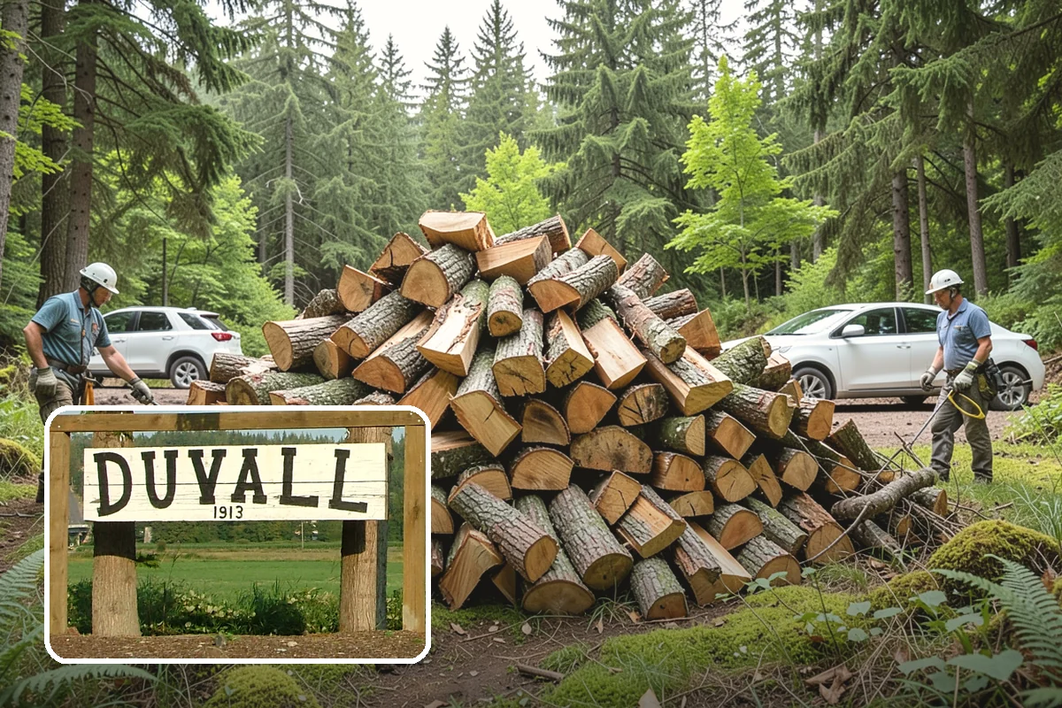 Rush Firewood Delivery in Duvall, King County, WA - Gets wood to you the same day whenever possible