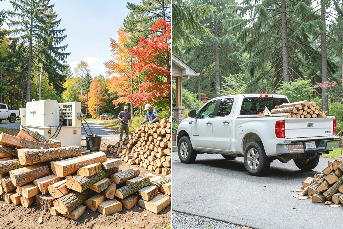 Rush Firewood Delivery in Duvall, King County, WA - Take your rush request and confirm quantity and address