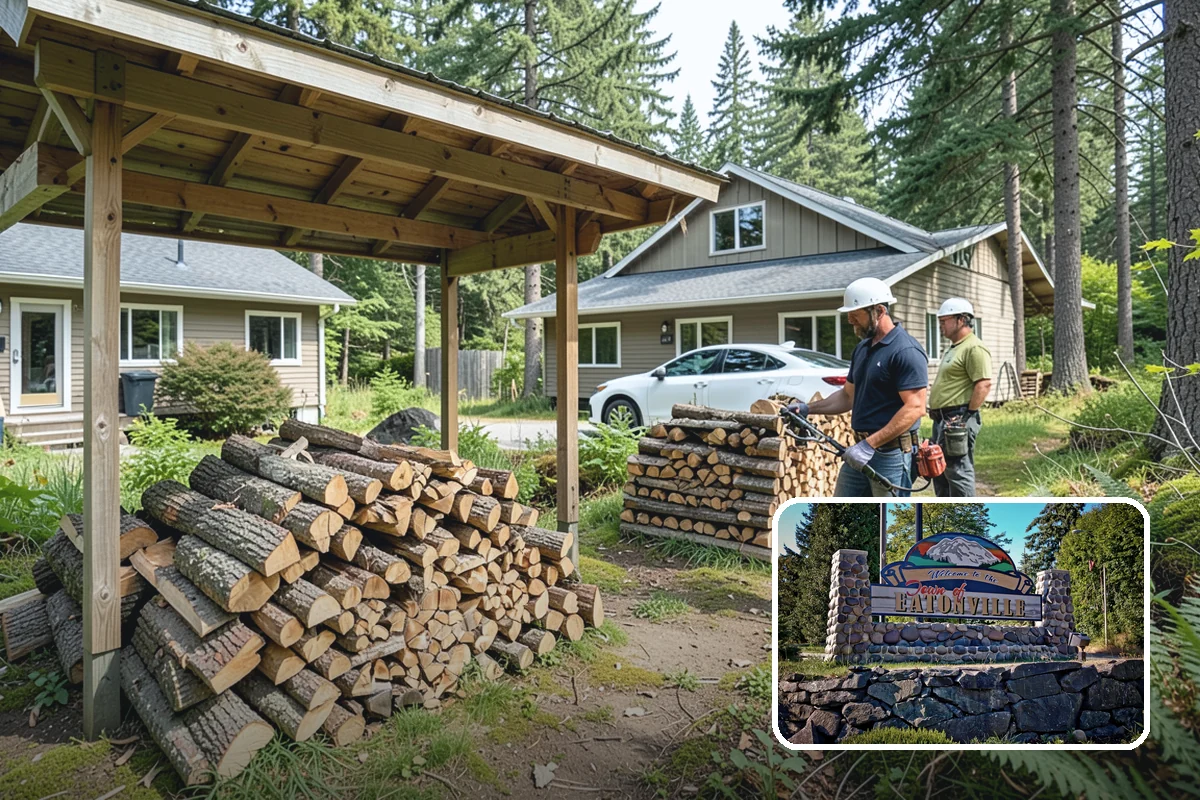 Rush Firewood Delivery in Eatonville, WA - Gets wood to you the same day whenever possible