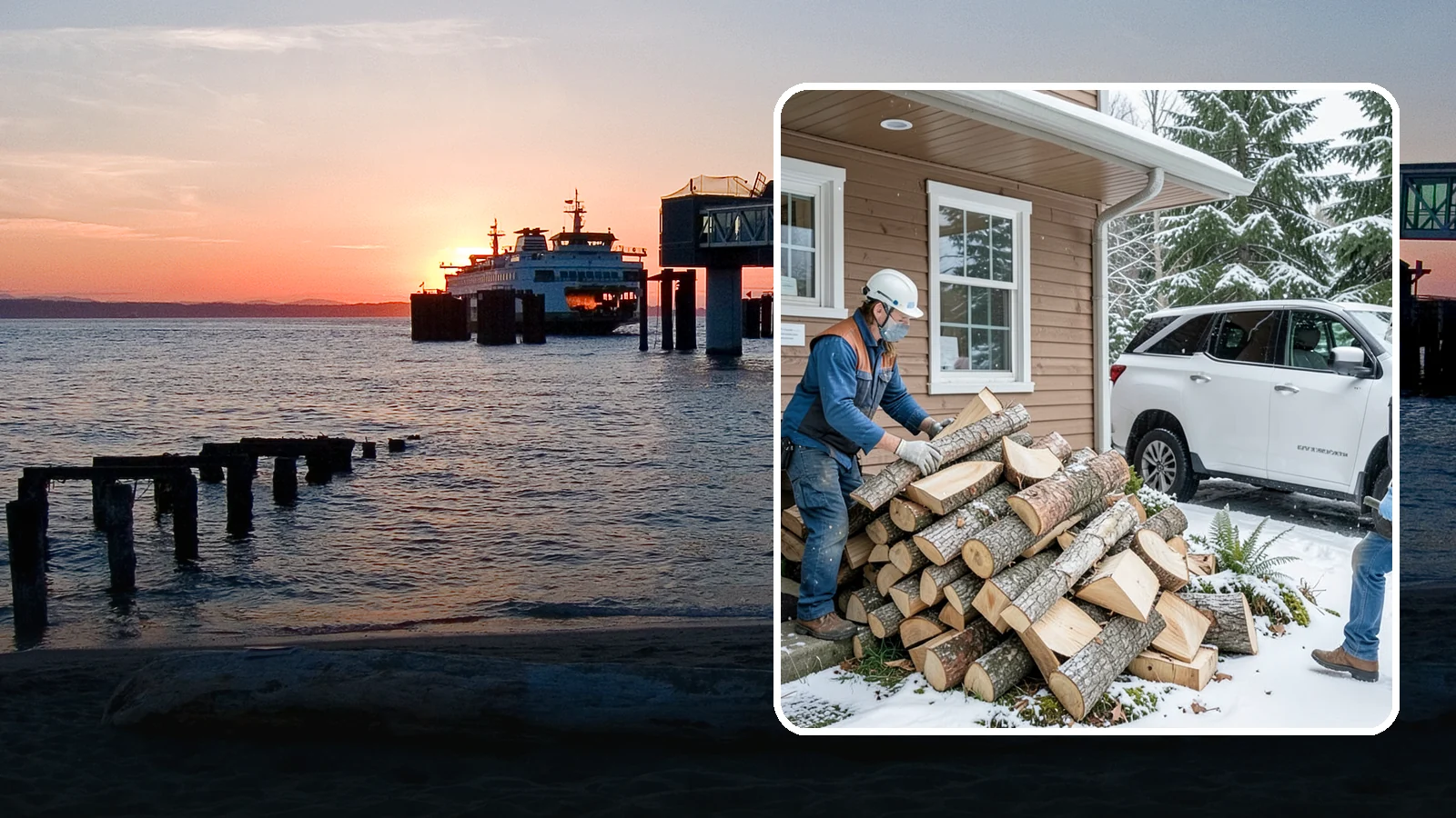 Rush Firewood Delivery in Edmonds, Snohomish County, WA - When you need wood immediately, we fast-track your order and deliver it the same day whenever possible.