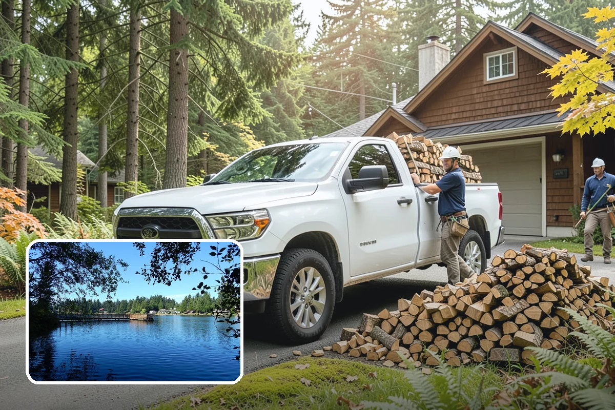 Rush Firewood Delivery in Federal Way, King County, WA - Gets wood to you the same day whenever possible