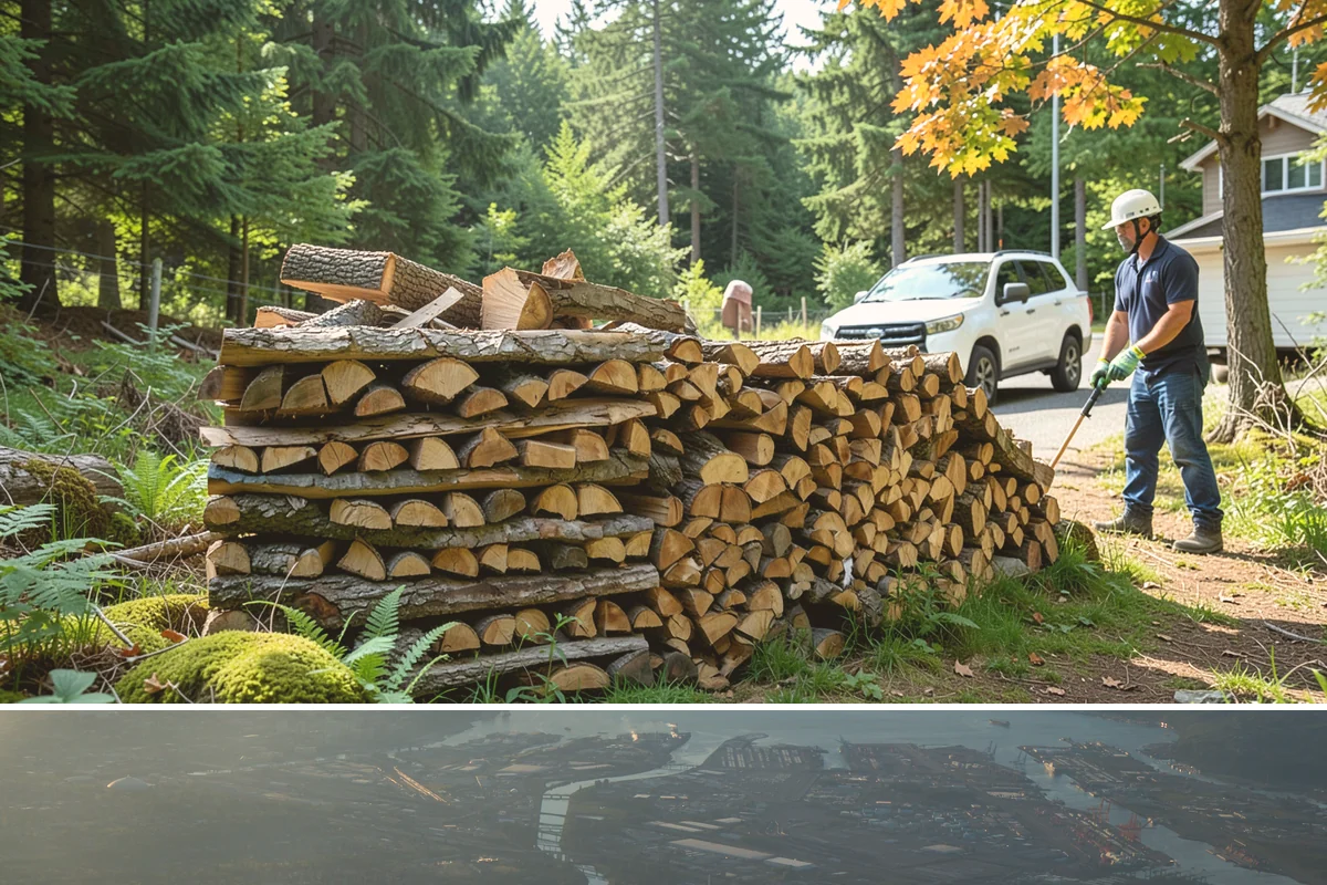 Rush Firewood Delivery in Fife, Pierce County, WA - Rush requests happen year-round but climb through the cold months, so calling as early in the day as possible speeds the...