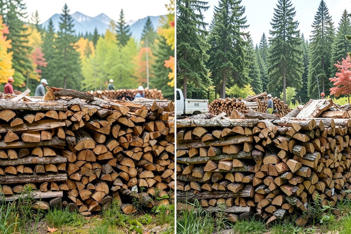 Rush Firewood Delivery in Gig Harbor, Pierce County, WA - Take your rush request and confirm quantity and address