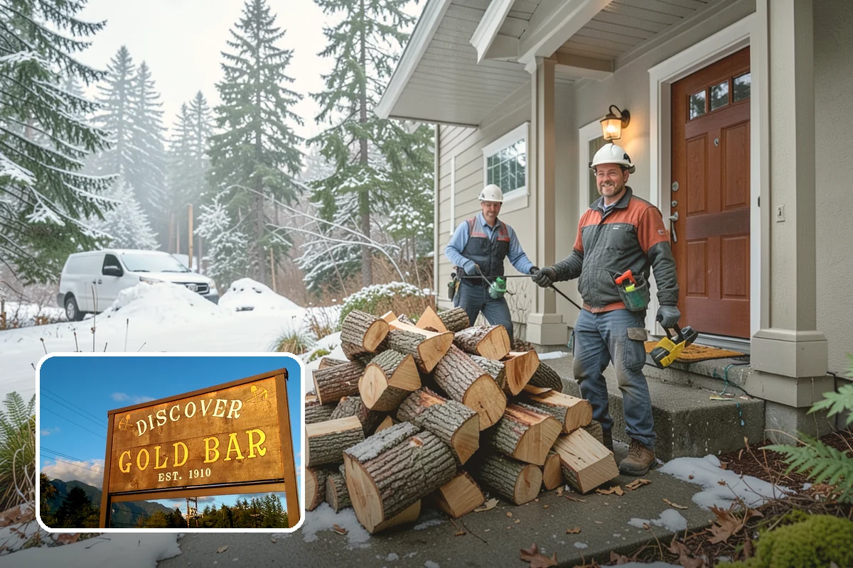 Rush Firewood Delivery in Gold Bar, Snohomish County, WA - Gets wood to you the same day whenever possible