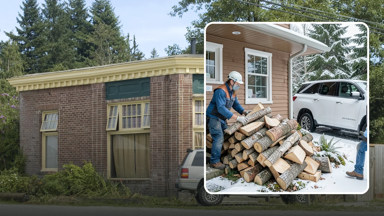 Rush Firewood Delivery in Hamilton, Skagit County, WA - When you need wood immediately, we fast-track your order and deliver it the same day whenever possible.
