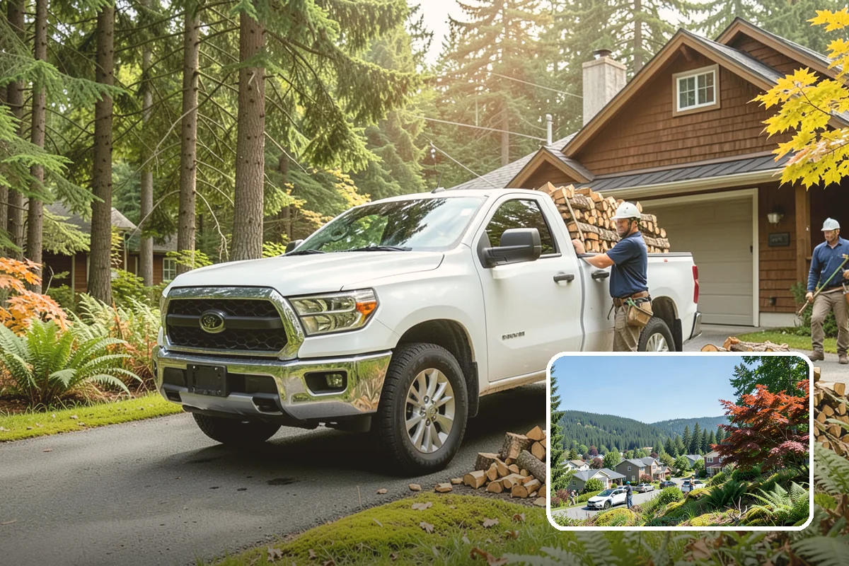 Rush Firewood Delivery in Index, Snohomish County, WA - Gets wood to you the same day whenever possible